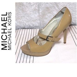 Michael Kors Heels Patent Leather 4” Heels